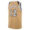 Män Washington Wizards Tröja Tre Johnson III Nike 2025-26 City Edition Gold Swingman